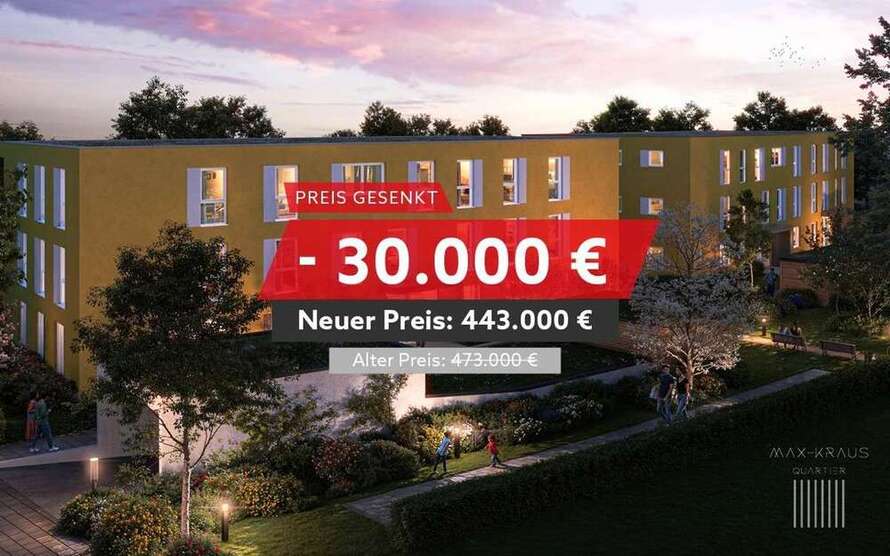 Wohnung zum Kaufen in Erding 443.000 € 57.46 m²