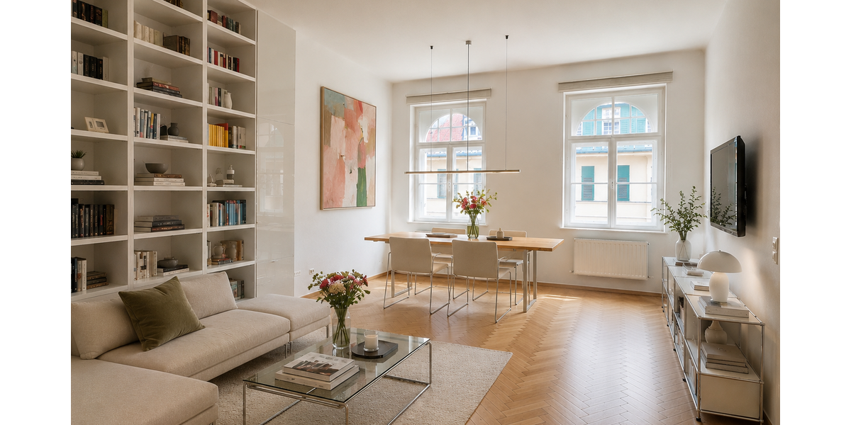 Etagenwohnung München Neuhausen-Nymphenburg - 3 Zimmer, 84 m&sup2;, 1.149.000&euro; | Angebot:27148858