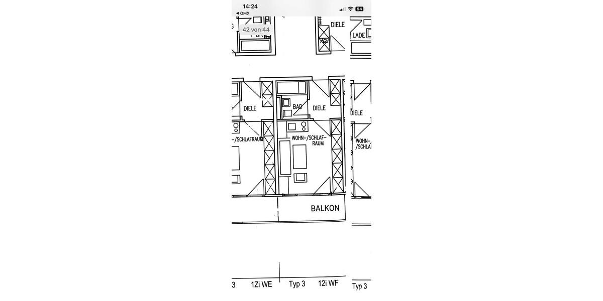Etagenwohnung Olching - 1 Zimmer, 25 m&sup2;, 194.000&euro; | Angebot:26876939