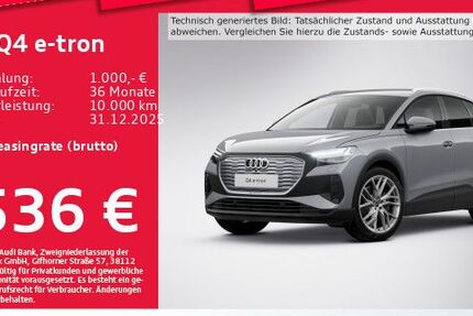 Audi Q4 e-tron 8.458 km 46.995 &euro; München 81825