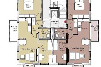 Wohnung München Thalkirchen-Obersendling-Forstenried-Fürstenried-Solln - 3 Zimmer, 67 m&sup2;, 755.000&euro; | Angebot:25941496