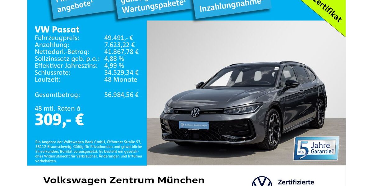 VW Passat 8.753 km 48.782 &euro; München 80687