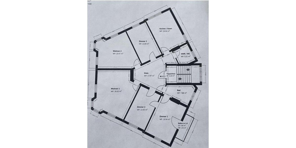 Etagenwohnung Gräfelfing - 5 Zimmer, 157 m&sup2;, 850&euro; | Angebot:26178367