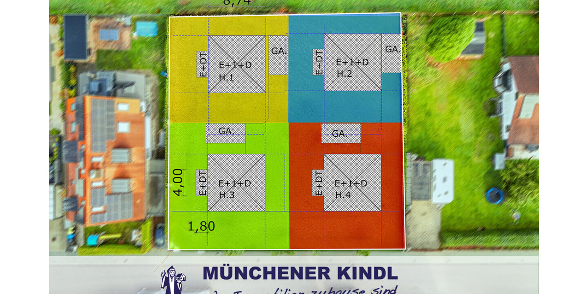 ***Bauträger aufgepasst: Grundstück für 4 Einfamilienhäuser in Untermenzing*** zimmer