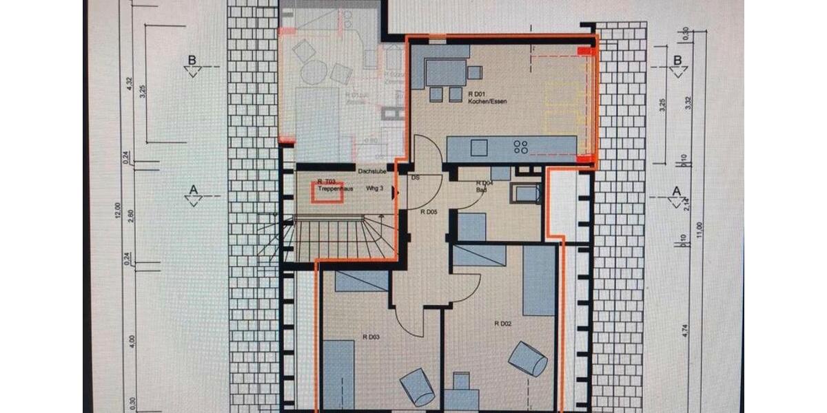 Dachgeschoßwohnung München Hadern - 2 Zimmer, 52 m&sup2;, 1.350&euro; | Angebot:26674763
