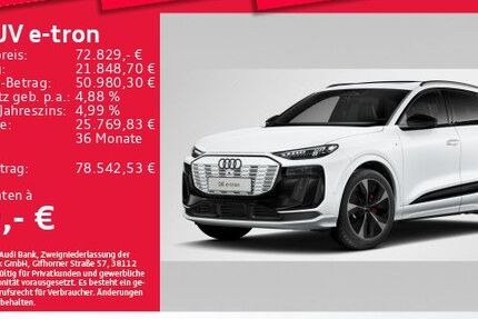 Audi Q6 e-tron 17.827 km 72.491 &euro; Eching 85386