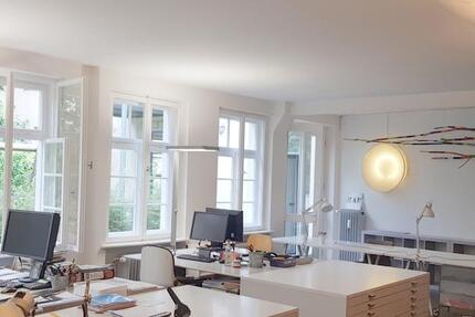 Büroarbeitsplätze, ruhig, hell, mit Gartenblick am Rotkreuzplatz - All-in-Miete zimmer