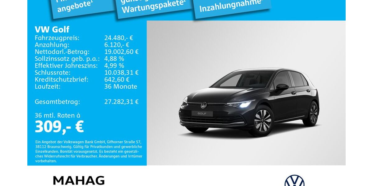 VW Golf 27.719 km 24.480 &euro; Ottobrunn 85521