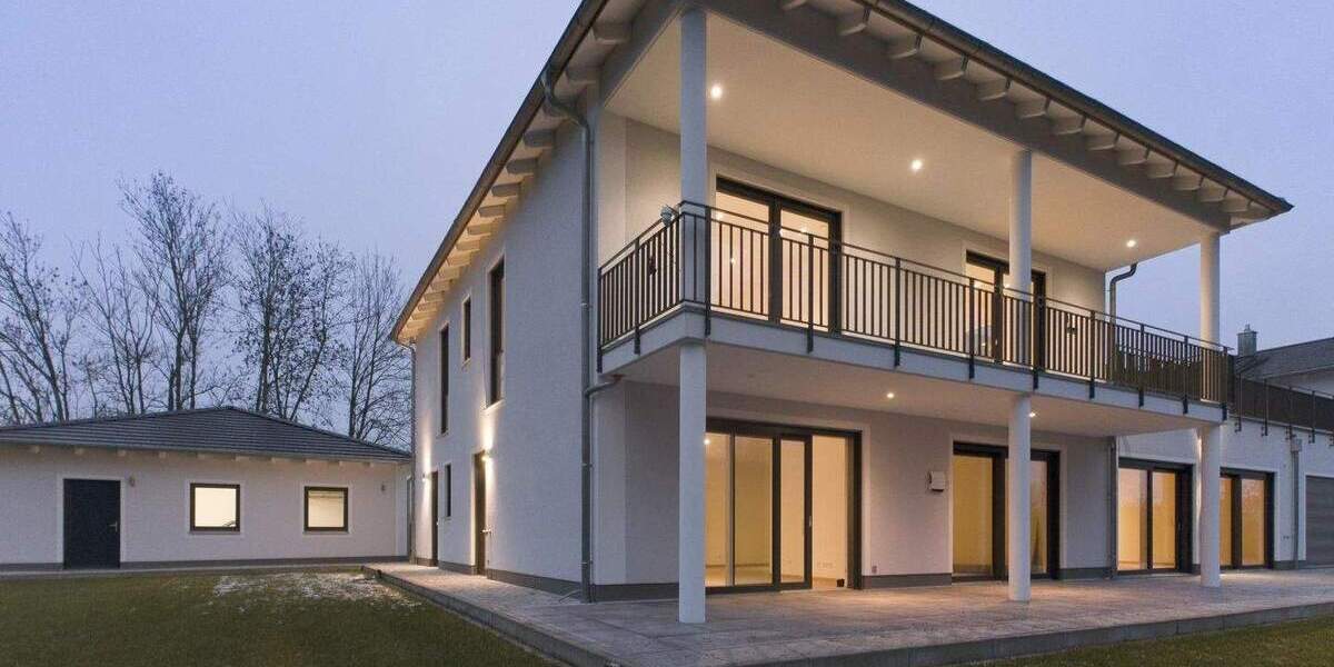 Doppelhaushälfte Moosinning Eichenried - 8 Zimmer, 315 m&sup2;, 4.200&euro; | Angebot:25708230