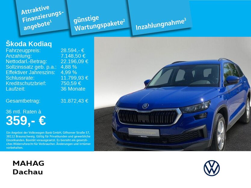 Skoda Kodiaq 82.121 km 25.998 € Dachau 85221