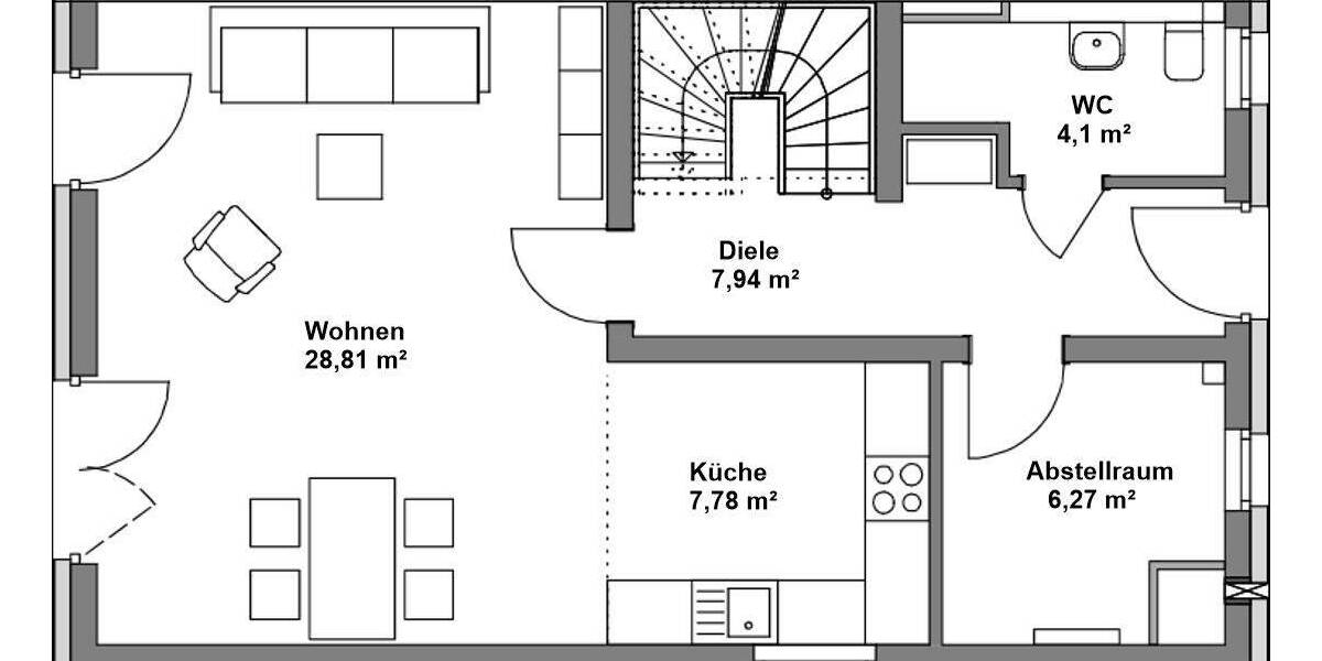 Neubau einer DHH mit Keller in südlicher Ausrichtung in ruhiger Toplage in Bogenhausen-Denning 5 zimmer
