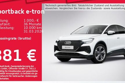 Audi Q4 e-tron 7.175 km 42.496 &euro; Eching 85386