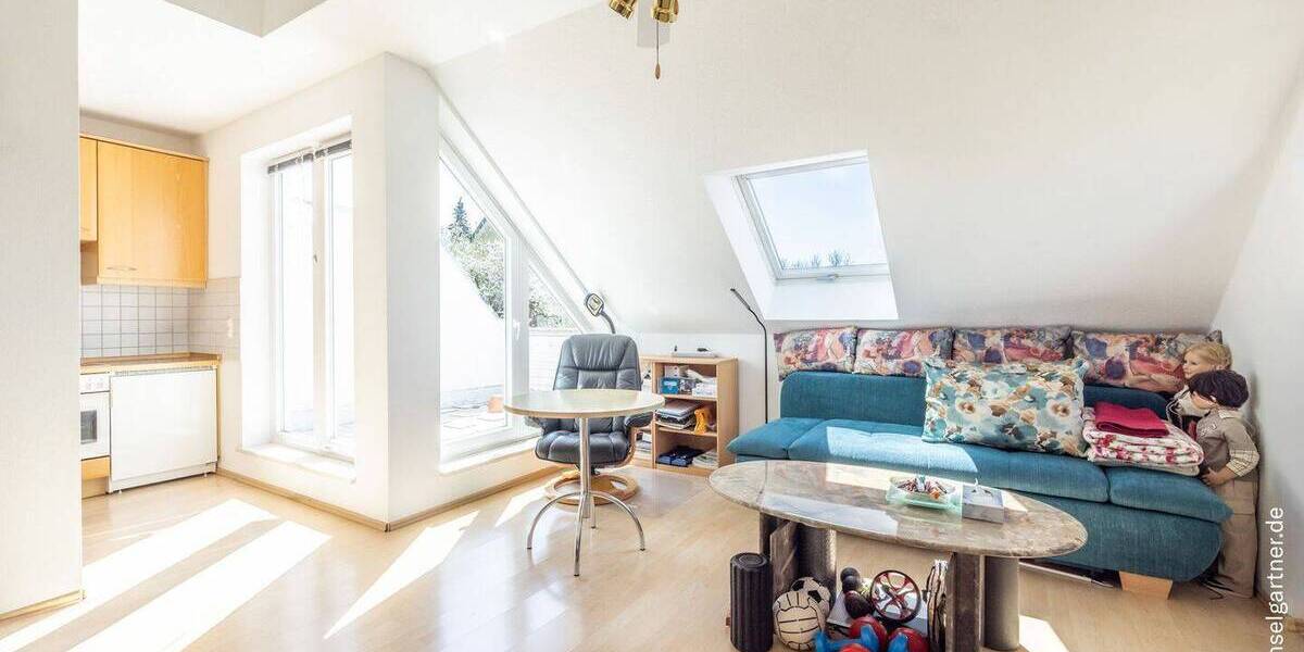 Etagenwohnung München Trudering-Riem - 2 Zimmer, 42 m&sup2;, 335.000&euro; | Angebot:26376598