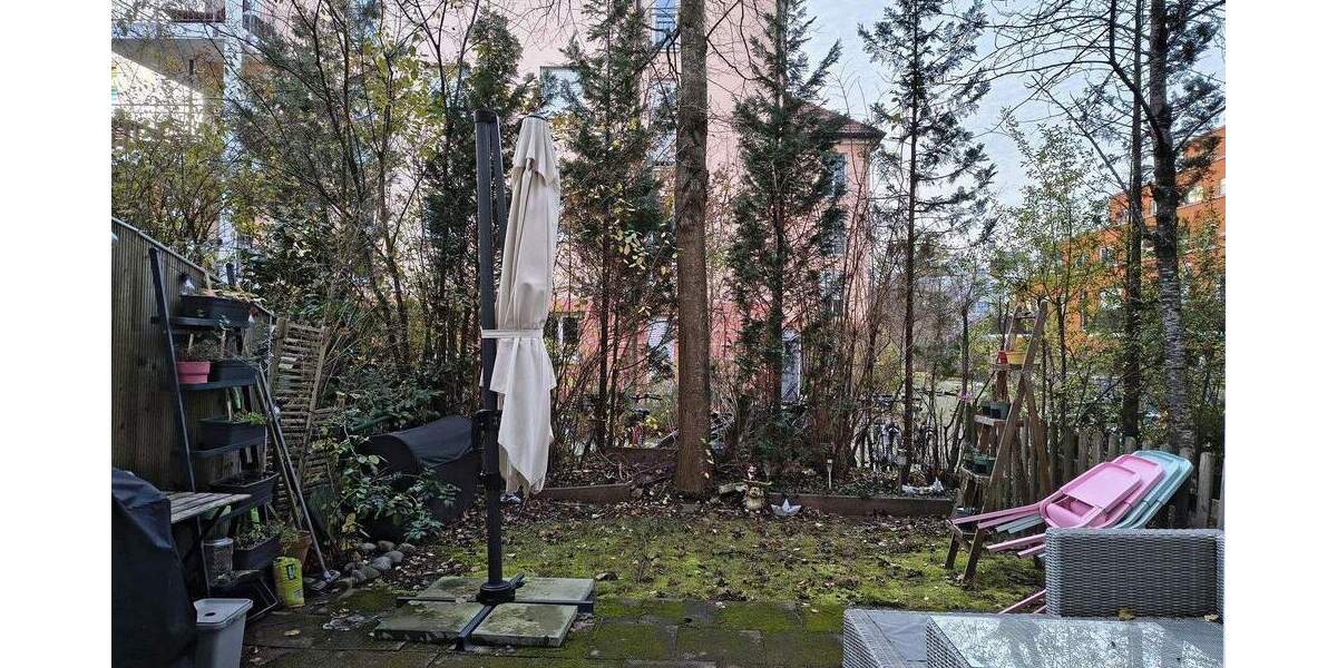 2-Zi Garten-Whg-urbanen Luxus, Ruhe trotz Zentrallage und Haus-im-Haus-Gefühl 2 zimmer