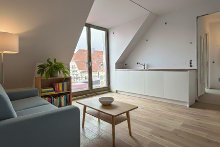 1 Zimmer Dachterrassenwohnung 25qm Parkett in München Riem 1 zimmer