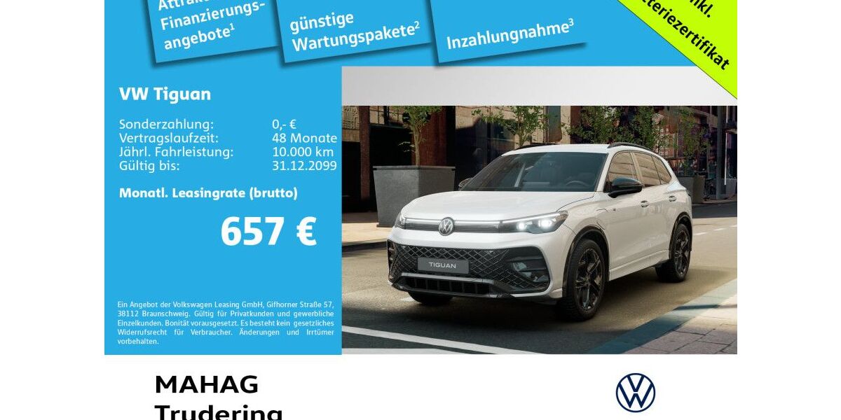 VW Tiguan 15.000 km 51.380 &euro; München 81825