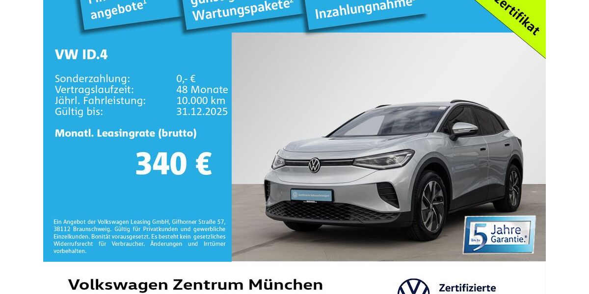 VW ID.4 9.128 km 36.695 &euro; München 80687