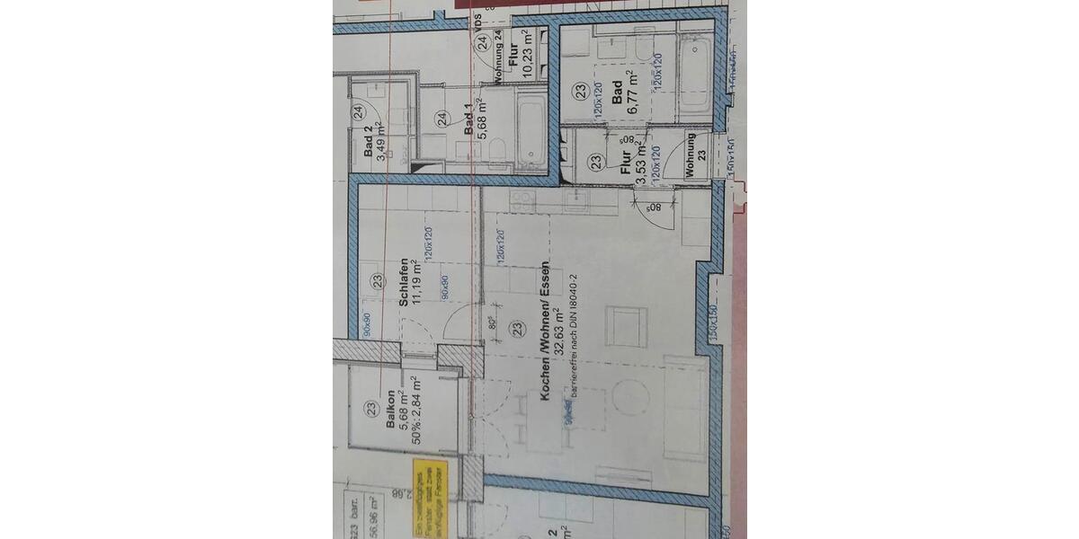 Etagenwohnung München Messestadt Riem - 2 Zimmer, 59 m&sup2;, 1.650&euro; | Angebot:26000217