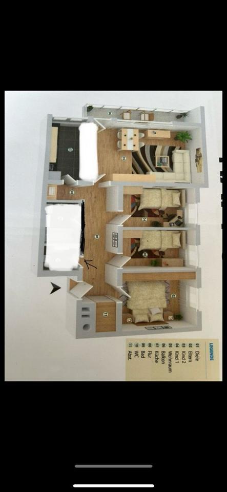 Wohnung mit großem süd Balkon Selbstbezug oder Kapitalanlage