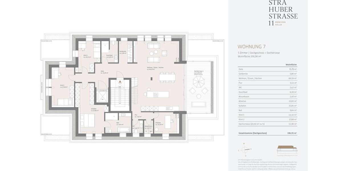 Einfamilienhaus München Thalkirchen-Obersendling-Forstenried-Fürstenried-S - 5 Zimmer, 201 m&sup2;, 5.300&euro; | Angebot:26646671