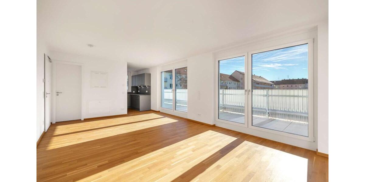 Erstbezug: Dachgeschoss-Wohnung mit lichterfülltem Ambiente und Dachterrasse 2 zimmer