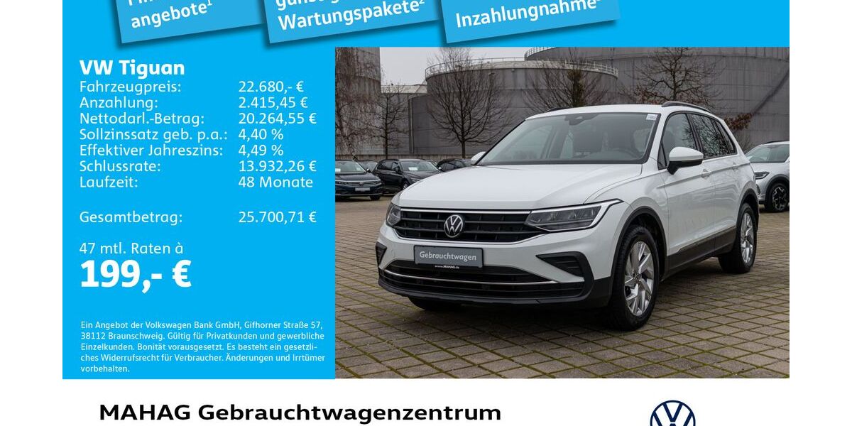 VW Tiguan 61.371 km 21.982 &euro; München 80935