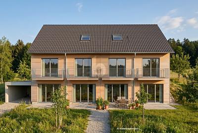 BAUEN STATT PLANEN: 4 REIHENHÄUSER GENEHMIGT - Grundstück Fahrenzhausen | Angebot:27093280