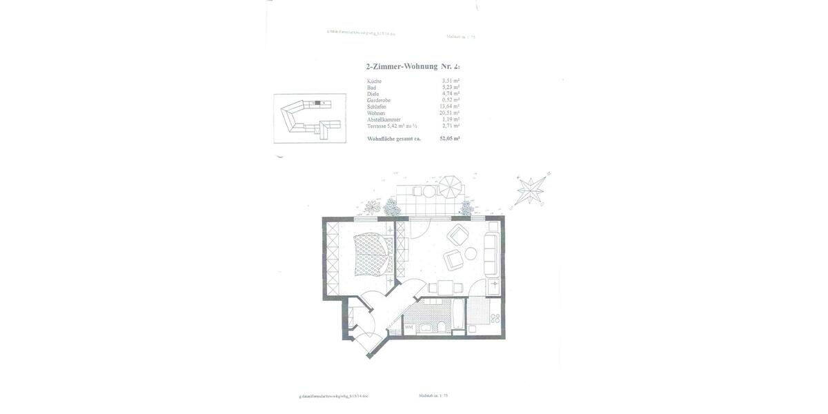 Erdgeschoßwohnung Karlsfeld - 2 Zimmer, 52 m&sup2;, 335.000&euro; | Angebot:26334326