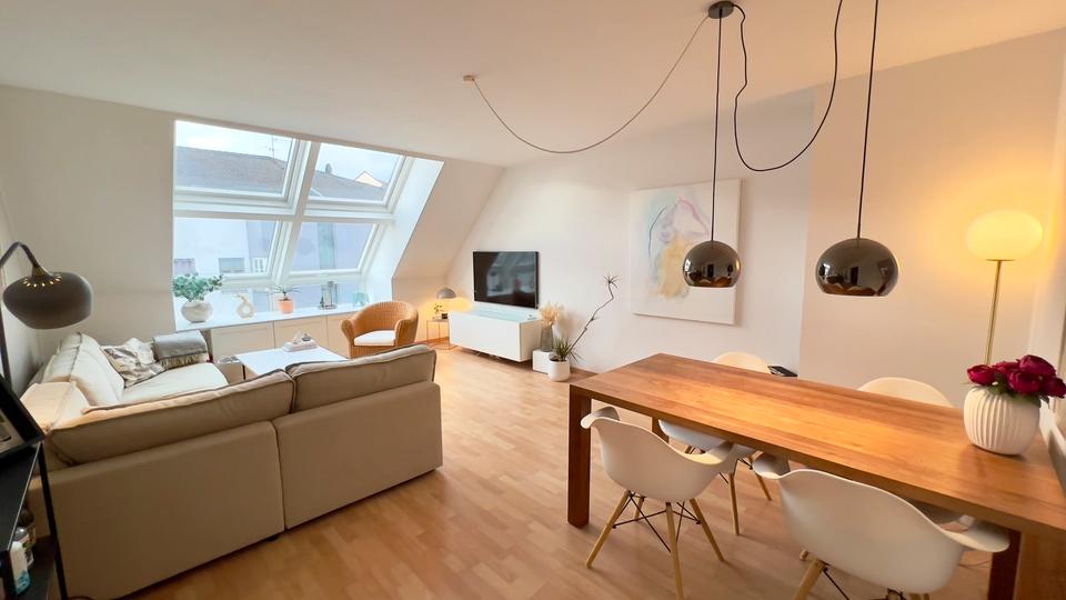 Dachgeschoßwohnung München Ludwigsvorstadt-Isarvorstadt - 3 Zimmer, 75 m&sup2;, 2.500&euro; | Angebot:25417732