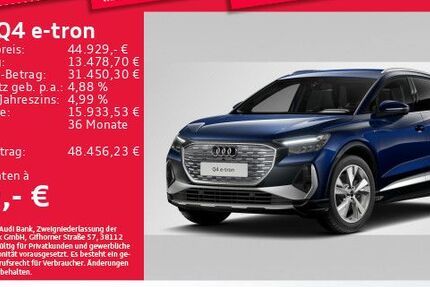 Audi Q4 e-tron 3.901 km 44.929 &euro; Eching 85386