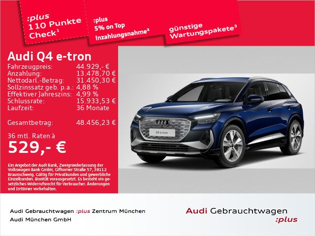 Audi Q4 e-tron 3.901 km 44.929 &euro; Eching 85386