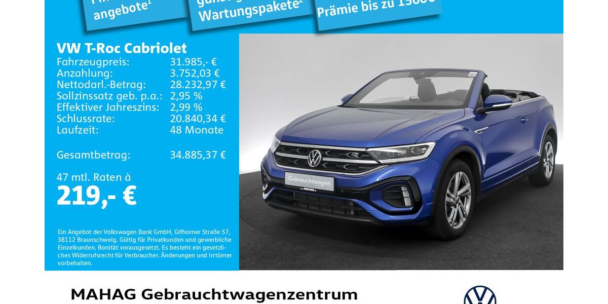 VW T-Roc 13.760 km 30.997 &euro; München 80935