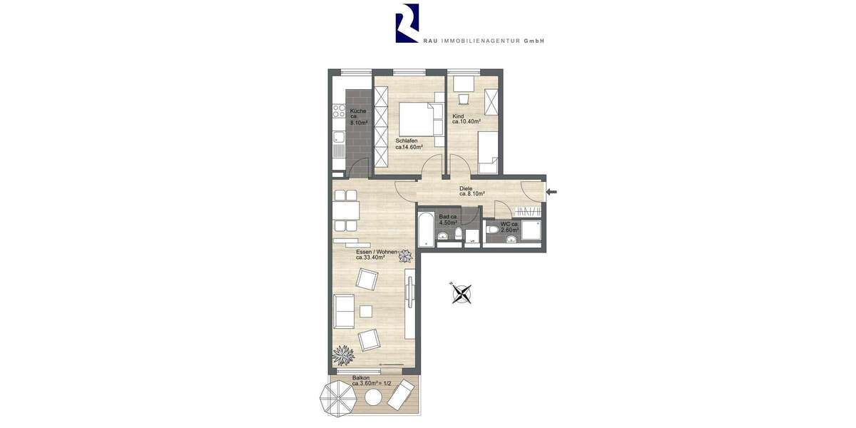 Rarität: 3 Zimmer-Whg mitten im Glockenbachviertel - Etagenwohnung München Ludwigsvorstadt-Isarvorstadt | Angebot:27720742