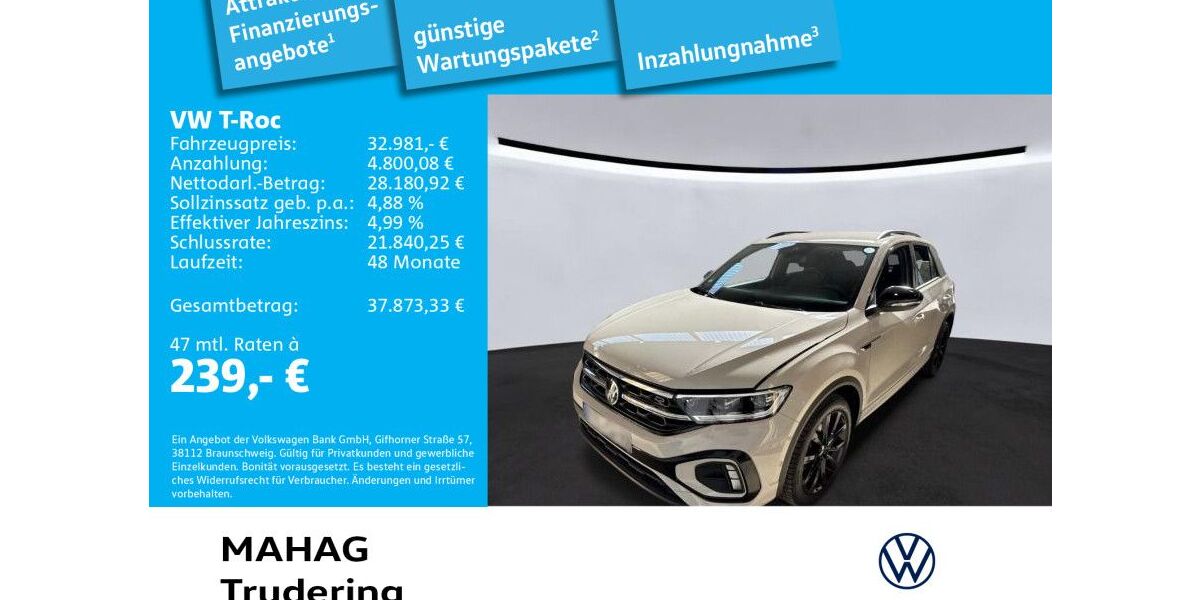 VW T-Roc 14.170 km 32.981 &euro; München 81825