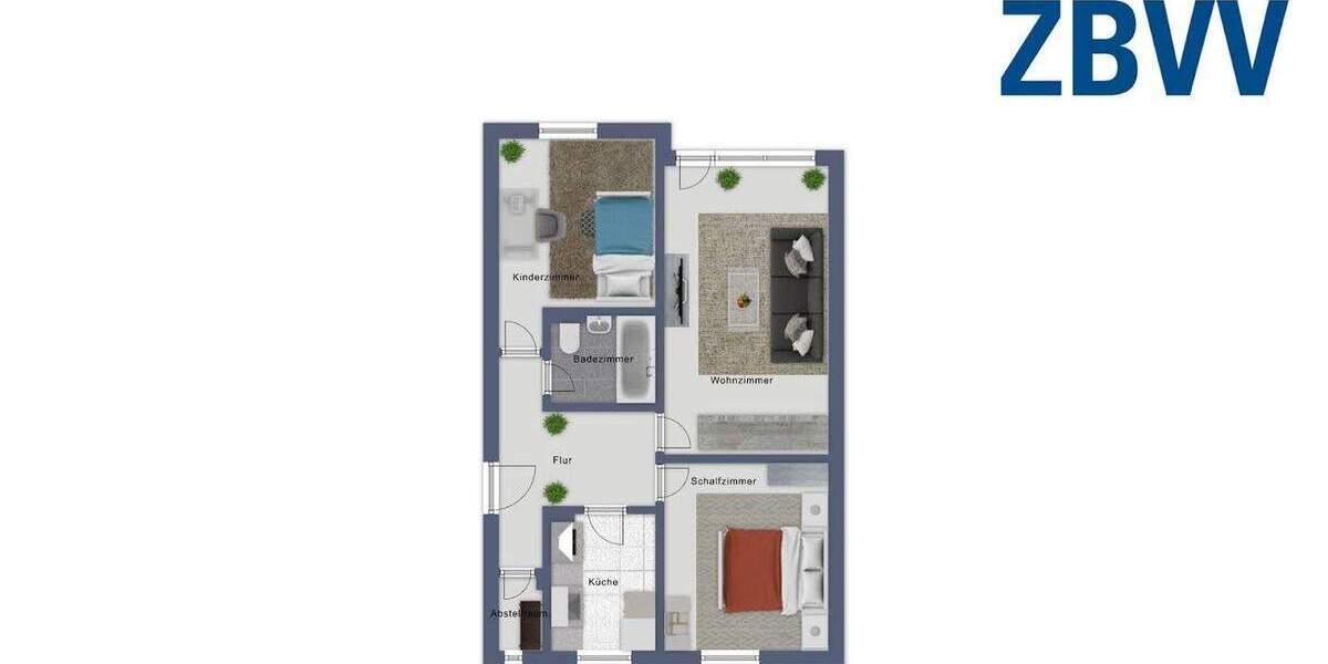 Etagenwohnung Kirchseeon Eglharting - 3 Zimmer, 70 m&sup2;, 1.099&euro; | Angebot:25566477