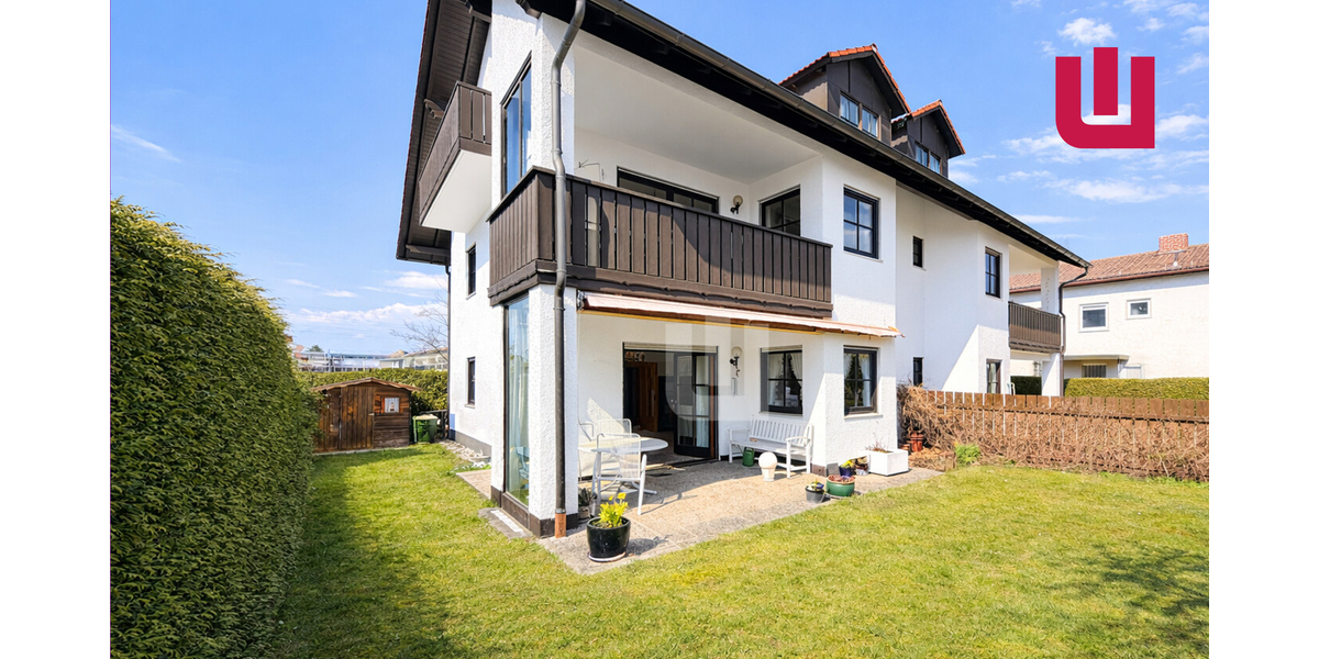 WINDISCH - Gepflegte und sonnige 3-Zimmer- Gartenwohnung zentral in Gilching - nur 40m zur S-Bahn! - Erdgeschoßwohnung Gilching | Angebot:27166290