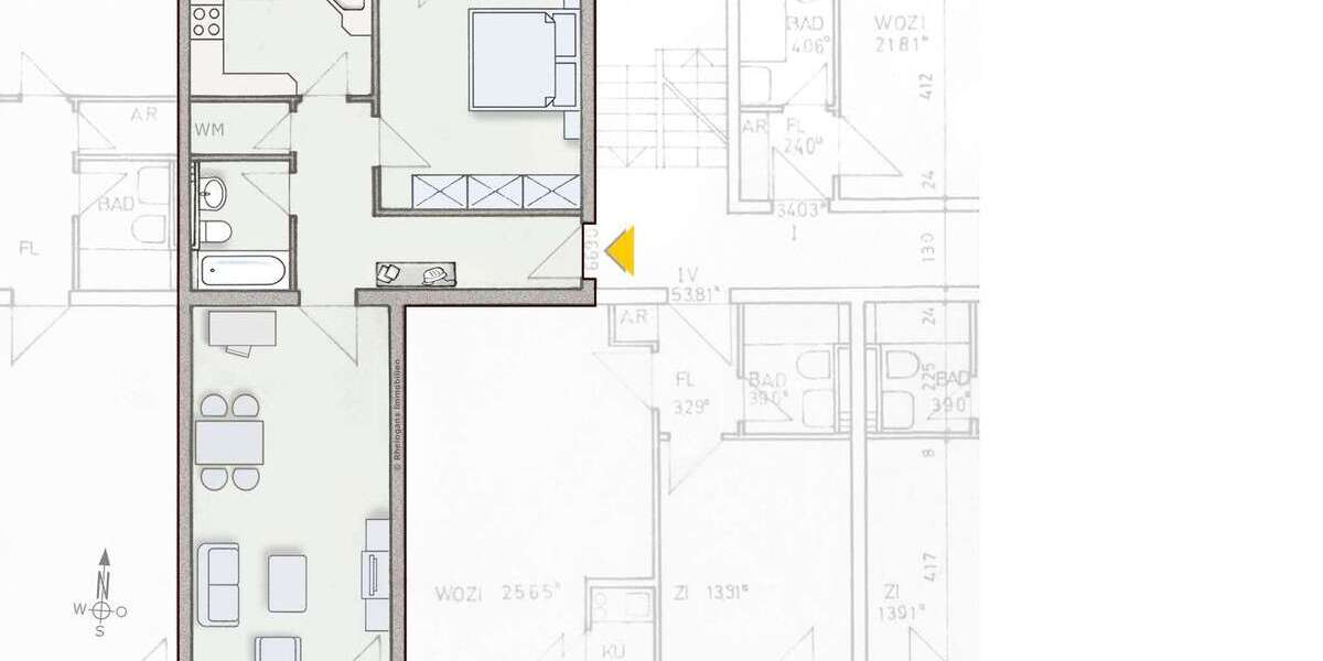 Etagenwohnung München Sendling-Westpark - 2 Zimmer, 67 m&sup2;, 480.000&euro; | Angebot:26759600