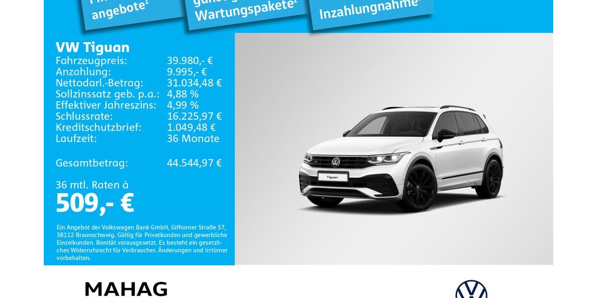 VW Tiguan 35.711 km 39.980 &euro; Ottobrunn 85521