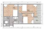 Etagenwohnung München Feldmoching-Hasenbergl - 3 Zimmer, 59 m&sup2;, 780&euro; | Angebot:26544082