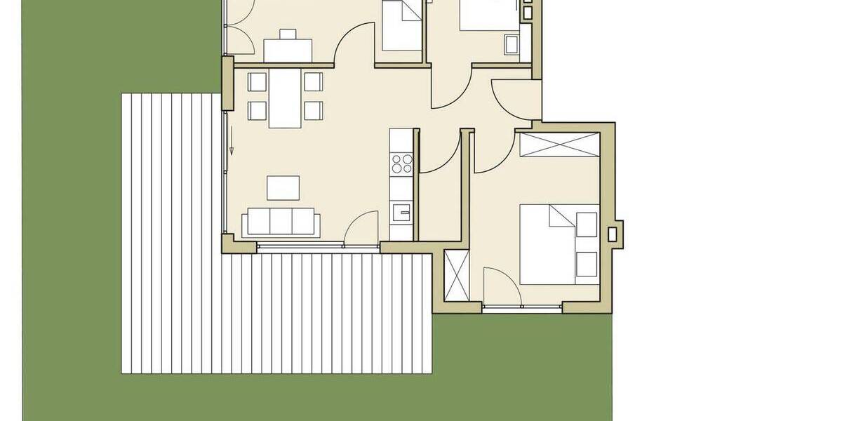 Etagenwohnung München Trudering-Riem - 3 Zimmer, 74 m&sup2;, 838.000&euro; | Angebot:26908289