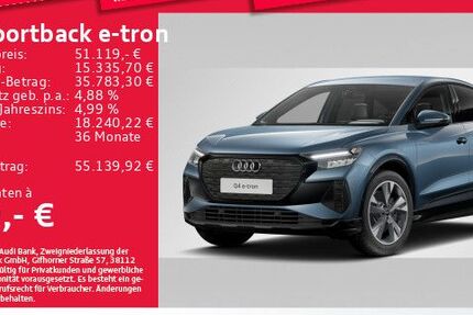 Audi Q4 e-tron 7.517 km 51.119 &euro; Eching 85386