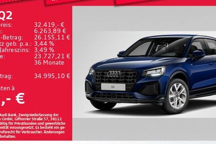 Audi Q2 14.898 km 32.419 &euro; Eching 85386
