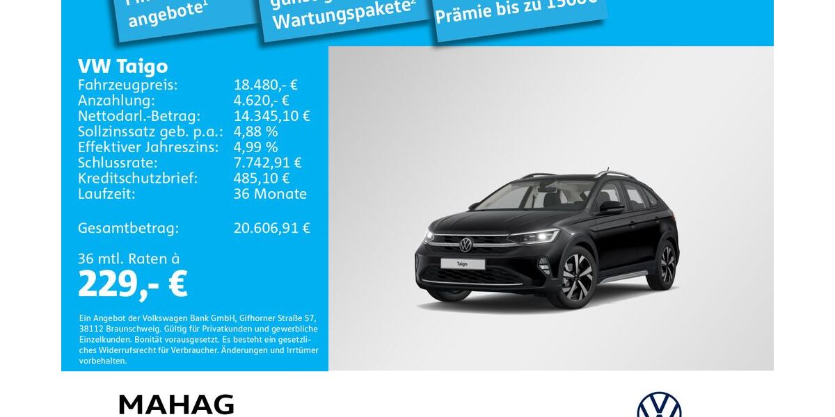 VW Taigo 64.277 km 18.480 &euro; München 81825