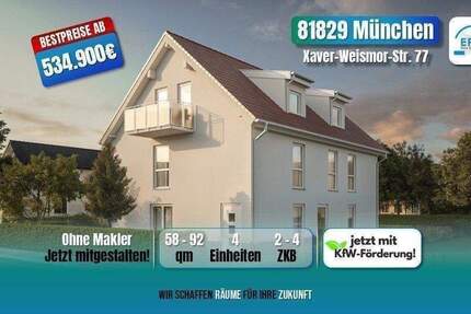 Wohnung München Trudering-Riem - 2 Zimmer, 534.900&euro; | Angebot:26345210