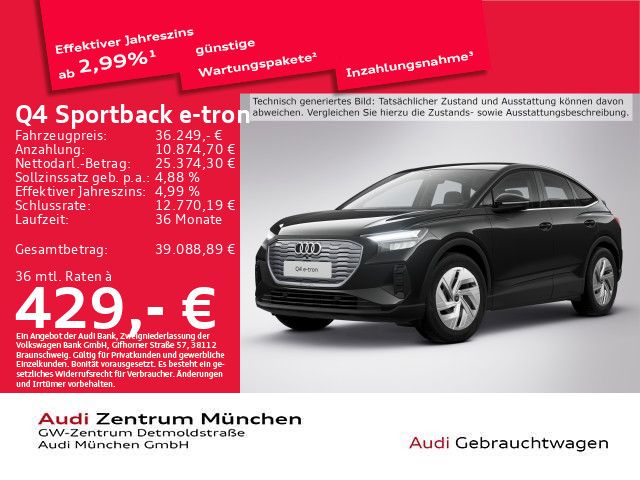 Audi Q4 e-tron 35.636 km 35.341 € München 80935