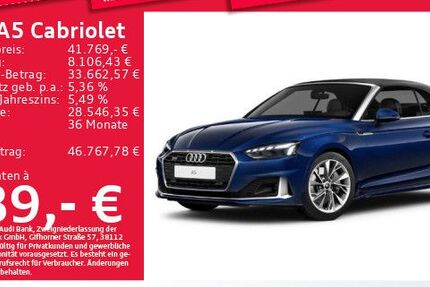 Audi A5 51.329 km 41.521 &euro; Eching 85386