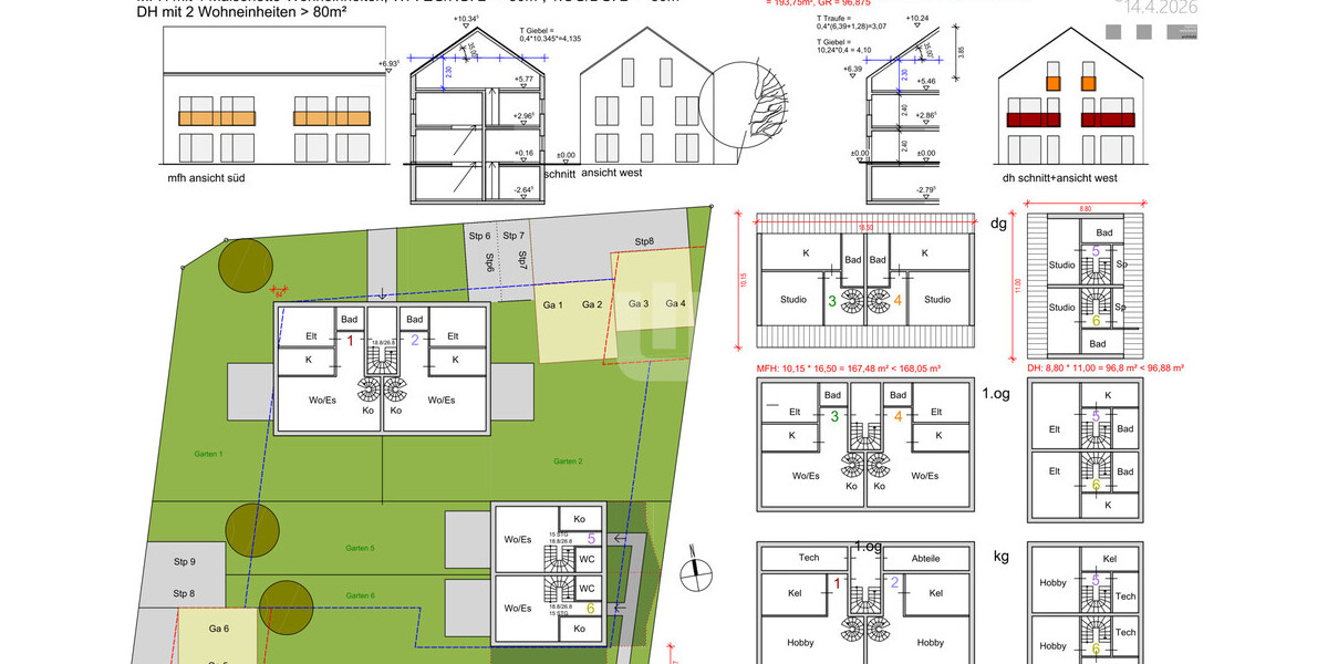 Für d. Käufer provisionsfrei! Großes Grundstück mit GF ca.487 m² in Ortsrandlage von Gröbenzell - Grundstück Gröbenzell | Angebot:26799220