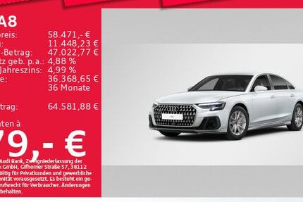 Audi A8 46.805 km 56.443 &euro; Eching 85386