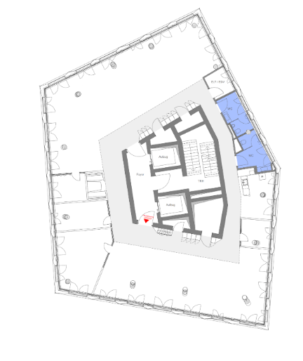 Büroetage in brandneuem Bürogebäude im Westend - All-in-Miete