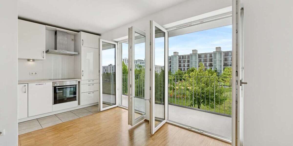 Etagenwohnung München Messestadt Riem - 2 Zimmer, 61 m&sup2;, 539.000&euro; | Angebot:22003339